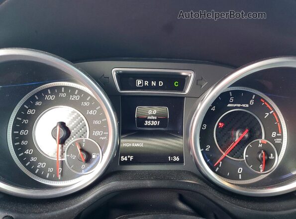 WDCYC7DFXHX276944 2017 MERCEDES-BENZ G-CLASS Black Vista del cuadro de instrumentos