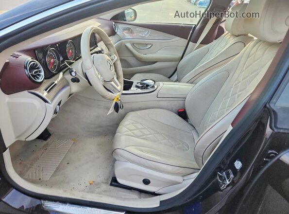 WDD2J5JB2KA033068 2019 MERCEDES-BENZ CLS-CLASS Black Widok wnętrza z przodu