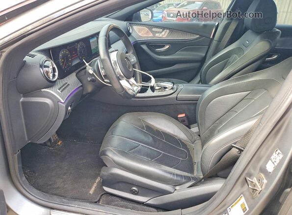 WDD2J6BB9KA028258 2019 MERCEDES-BENZ CLS-CLASS Charcoal Front interior view