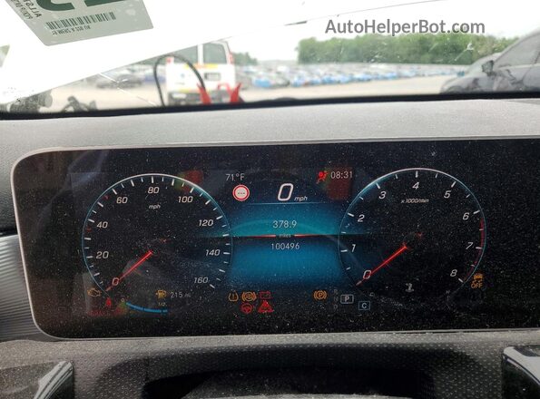 WDD3G4EB2KW001618 2019 MERCEDES-BENZ A Белый Вид щитка приборов