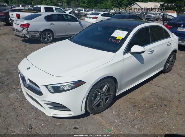 WDD3G4EB7KW035909 2019 MERCEDES-BENZ A 220 White Առջևի ձախ երեք քառորդ տեսարան