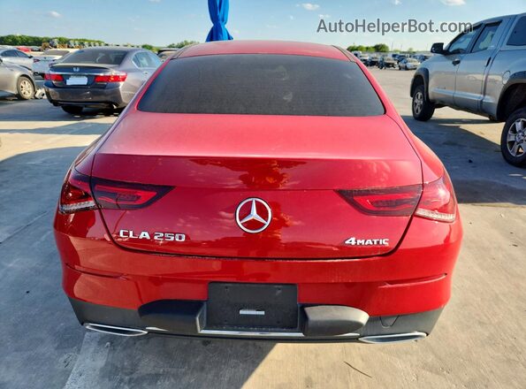WDD5J4HB6LN034666 2020 MERCEDES-BENZ CLA-CLASS Red უკანა ხედი