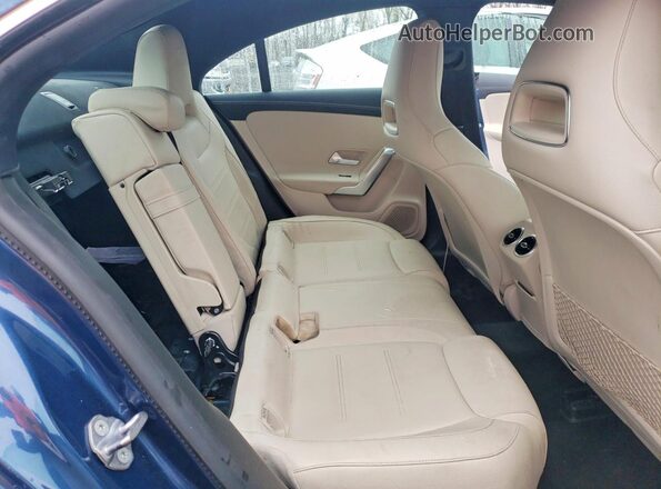 WDD5J4HB7LN075274 2020 MERCEDES-BENZ CLA-CLASS Blue Հետևի նստատեղերի տեսք