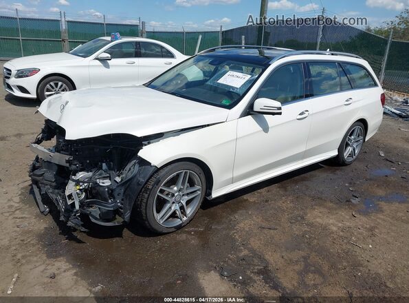 WDDHH8JBXGB275227 2016 MERCEDES-BENZ E-CLASS White Vista tres cuartos delantera izquierda