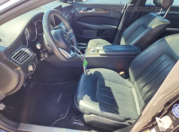 WDDLJ7DB7GA161731 2016 MERCEDES-BENZ CLS-CLASS Black Widok wnętrza z przodu
