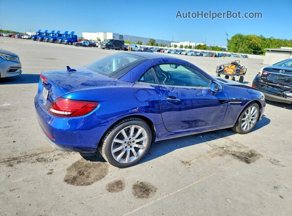 WDDPK3JA0JF150406 2018 MERCEDES-BENZ SLC Blue Rear right