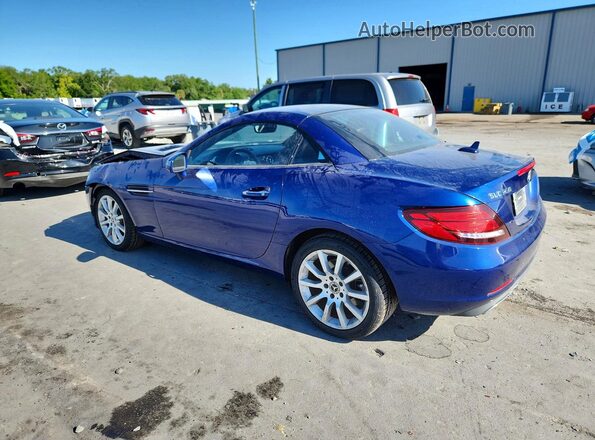 WDDPK3JA0JF150406 2018 MERCEDES-BENZ SLC Blue Rear left