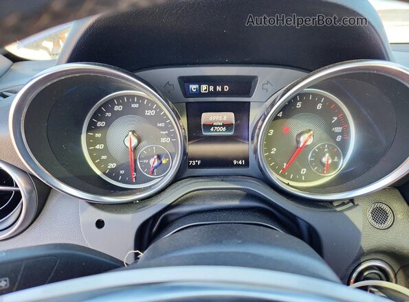 WDDPK3JA0JF150406 2018 MERCEDES-BENZ SLC Blue Instrument cluster view