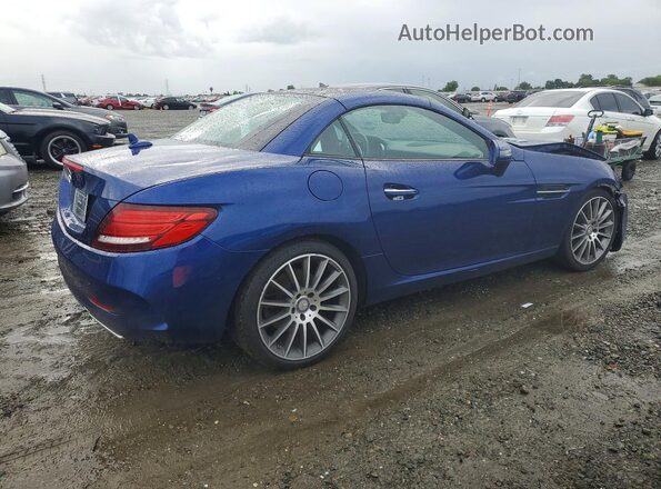 WDDPK3JA9HF138698 2017 MERCEDES-BENZ SLC Blue Հետևի աջ