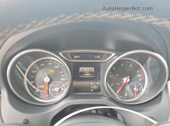 WDDSJ4EB1HN400581 2017 MERCEDES-BENZ CLA-CLASS Gray Widok zestawu wskaźników