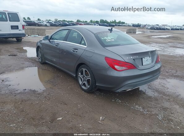 WDDSJ4EB1JN660582 2018 MERCEDES-BENZ CLA 250 Gray Задня ліва чверть