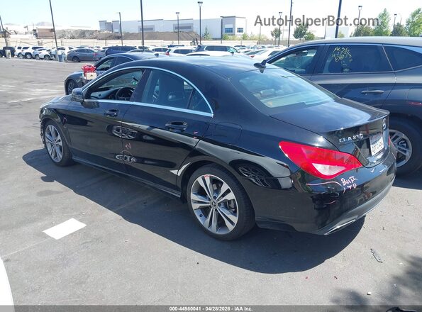 WDDSJ4EB2JN600682 2018 MERCEDES-BENZ CLA 250 Black Հետևի ձախ