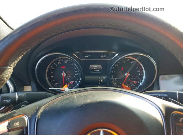 WDDSJ4EB3HN431136 2017 MERCEDES-BENZ CLA-CLASS Black Widok zestawu wskaźników