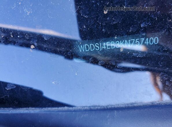 WDDSJ4EB3KN757400 2019 MERCEDES-BENZ CLA-CLASS White Вид підкапотного простору