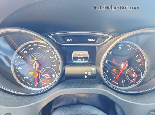 WDDSJ4EB4HN426897 2017 MERCEDES-BENZ CLA-CLASS Gray Instrument cluster view
