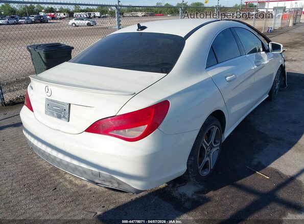 WDDSJ4EB4JN614017 2018 MERCEDES-BENZ CLA 250 White Tył prawy
