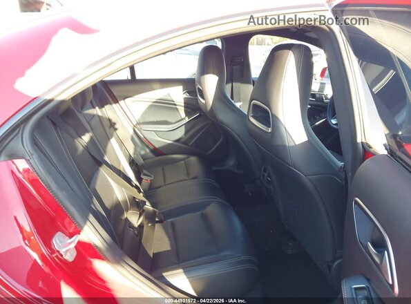 WDDSJ4EB5HN443837 2017 MERCEDES-BENZ CLA 250 Red VIN კოდის სტიკერის ხედი