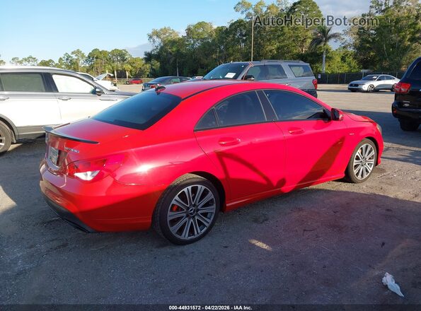 WDDSJ4EB5HN443837 2017 MERCEDES-BENZ CLA 250 Red უკანა მარჯვენა