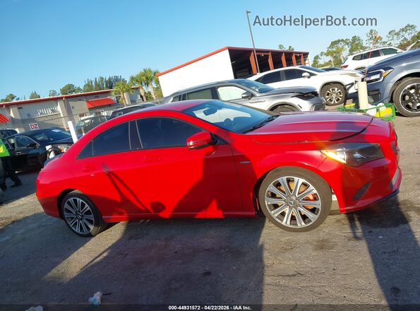 WDDSJ4EB5HN443837 2017 MERCEDES-BENZ CLA 250 Red უკანა სალონის ხედი