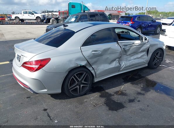 WDDSJ4EB5JN689731 2018 MERCEDES-BENZ CLA 250 Silver Trasero derecho