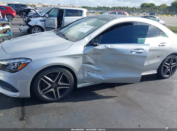WDDSJ4EB5JN689731 2018 MERCEDES-BENZ CLA 250 Silver Vista frontal