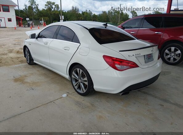 WDDSJ4EB6GN371027 2016 MERCEDES-BENZ CLA 250 White Trasero izquierdo