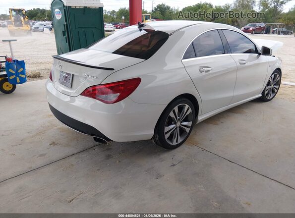 WDDSJ4EB6GN371027 2016 MERCEDES-BENZ CLA 250 White Trasero derecho