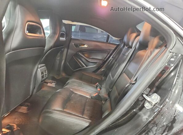 WDDSJ4EB6JN656222 2018 MERCEDES-BENZ CLA-CLASS Black Rear seats view