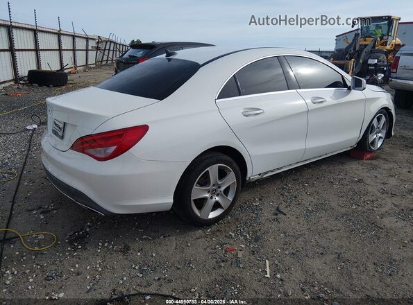 WDDSJ4EB7JN608504 2018 MERCEDES-BENZ CLA 250 White Հետևի աջ