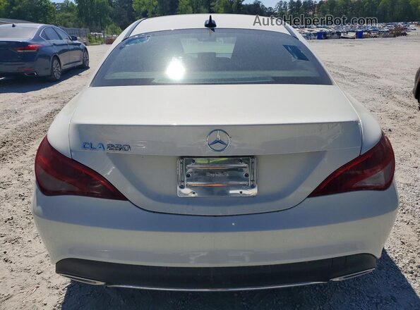 WDDSJ4EB8JN528239 2018 MERCEDES-BENZ CLA-CLASS White Հետևի տեսք