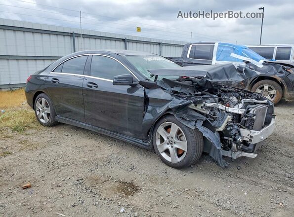 WDDSJ4EB8JN545204 2018 MERCEDES-BENZ CLA-CLASS Black Передня права чверть