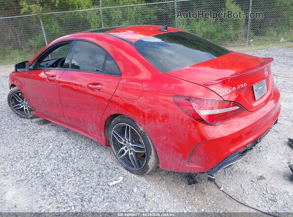 WDDSJ4EB8KN756839 2019 MERCEDES-BENZ CLA 250 Red Tył lewy