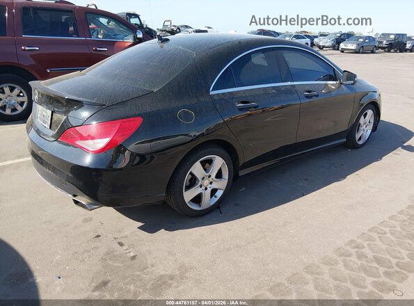 WDDSJ4EB9GN296985 2016 MERCEDES-BENZ CLA 250 Черный Задняя правая четверть