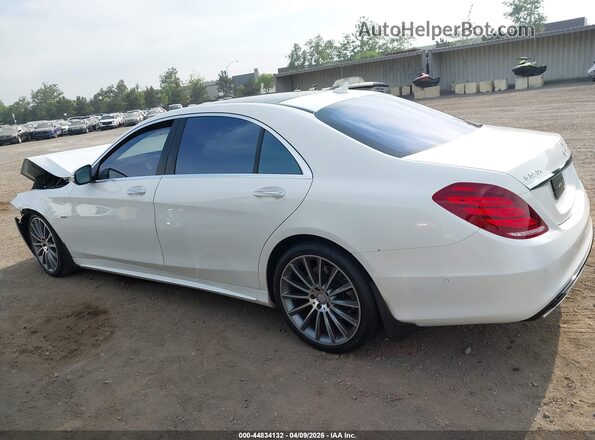 WDDUG6DB0HA294314 2017 MERCEDES-BENZ S 550E PLUG-IN HYBRID Белый Панорамный вид салона 360°