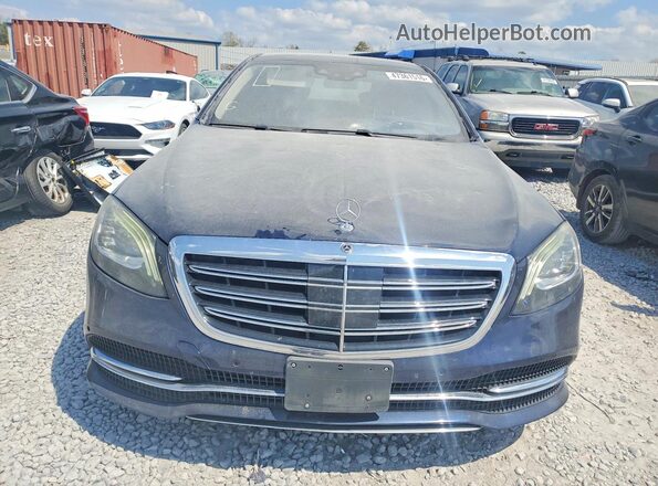 WDDUG6EB2JA347342 2018 MERCEDES-BENZ S Blue წინა ხედი
