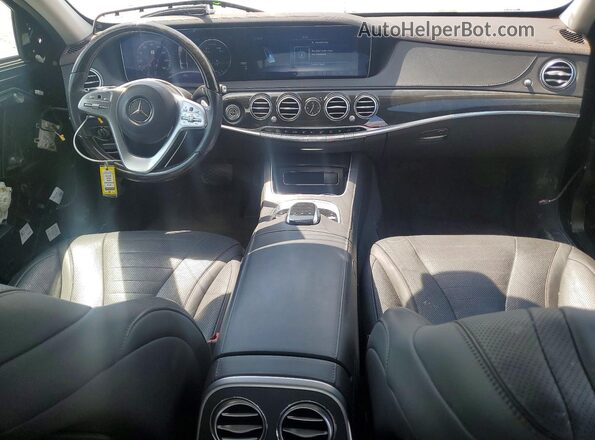 WDDUG6EB2JA347342 2018 MERCEDES-BENZ S Blue წინა პანელის ხედი
