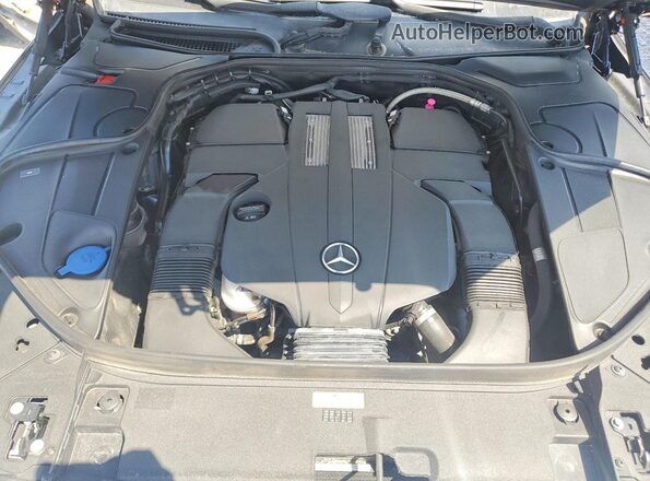 WDDUG6EB2JA347342 2018 MERCEDES-BENZ S Blue უკანა სალონის ხედი