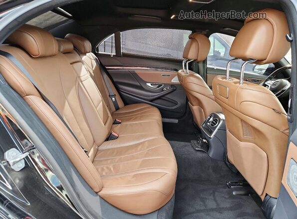 WDDUG6EB7KA429018 2019 MERCEDES-BENZ S Черный Вид задних сидений