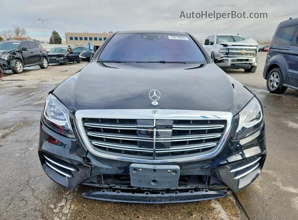 WDDUG6EB7KA429018 2019 MERCEDES-BENZ S Черный Вид спереди