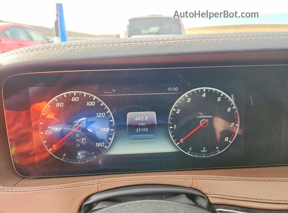 WDDUG6EB7KA429018 2019 MERCEDES-BENZ S Черный Вид щитка приборов