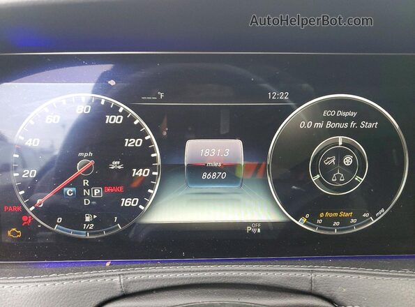 WDDUG6EB8KA494041 2019 MERCEDES-BENZ S Черный 