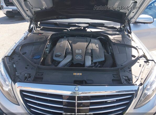 WDDUG7JBXHA319875 2017 MERCEDES-BENZ AMG S 63 Gray Вид ззаду