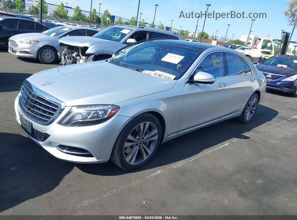 WDDUG8CB0HA326966 2017 MERCEDES-BENZ S-CLASS Silver Передня ліва чверть