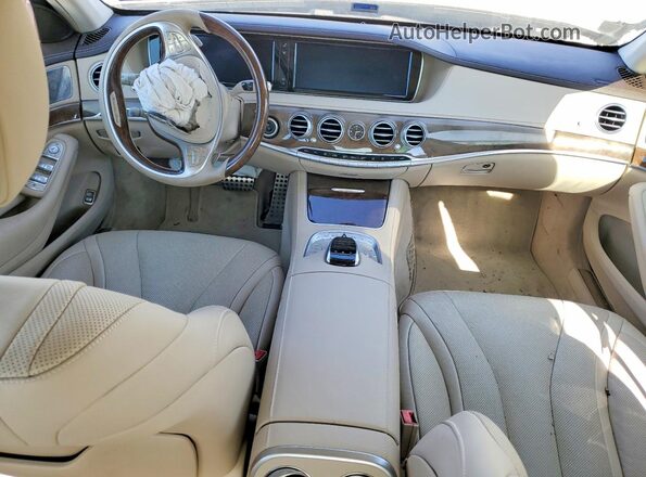 WDDUG8CB1GA230326 2016 MERCEDES-BENZ S White Widok deski rozdzielczej