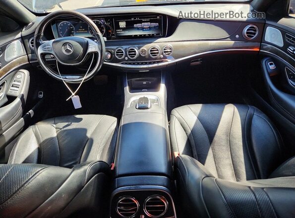 WDDUG8CB1GA257915 2016 MERCEDES-BENZ S Black Dashboard view