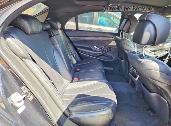 WDDUG8CB1GA257915 2016 MERCEDES-BENZ S Black Rear seats view