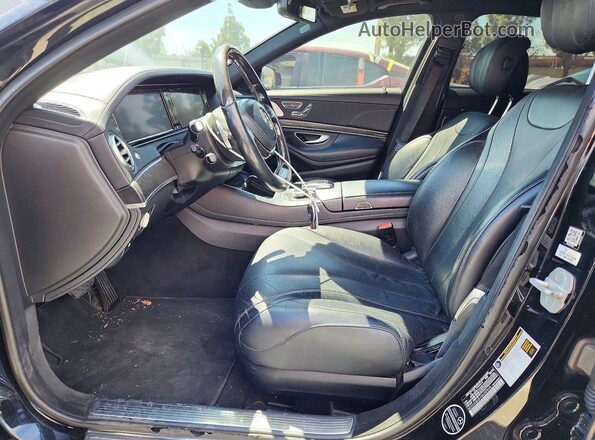 WDDUG8CB1GA257915 2016 MERCEDES-BENZ S Black Front interior view