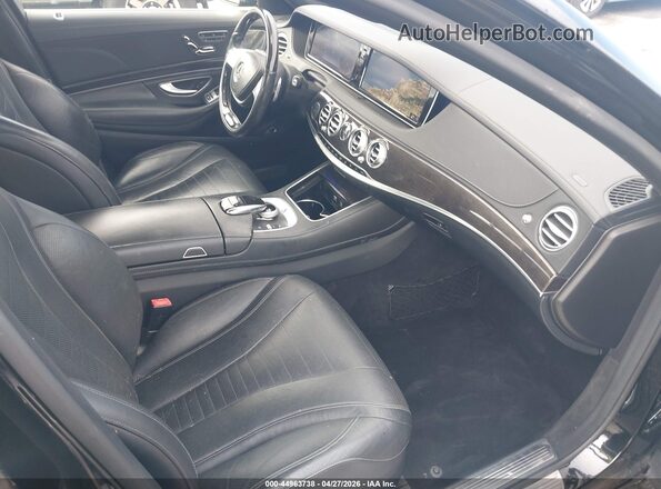 WDDUG8CB5GA205588 2016 MERCEDES-BENZ S-CLASS Black Vista interior delantera