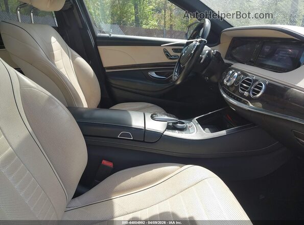 WDDUG8CB7GA236096 2016 MERCEDES-BENZ S-CLASS White Front interior view