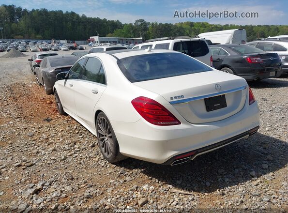 WDDUG8CB7GA236096 2016 MERCEDES-BENZ S-CLASS White Rear left